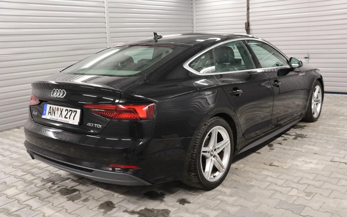 Audi A5 cena 111999 przebieg: 163000, rok produkcji 2019 z Tychy małe 277